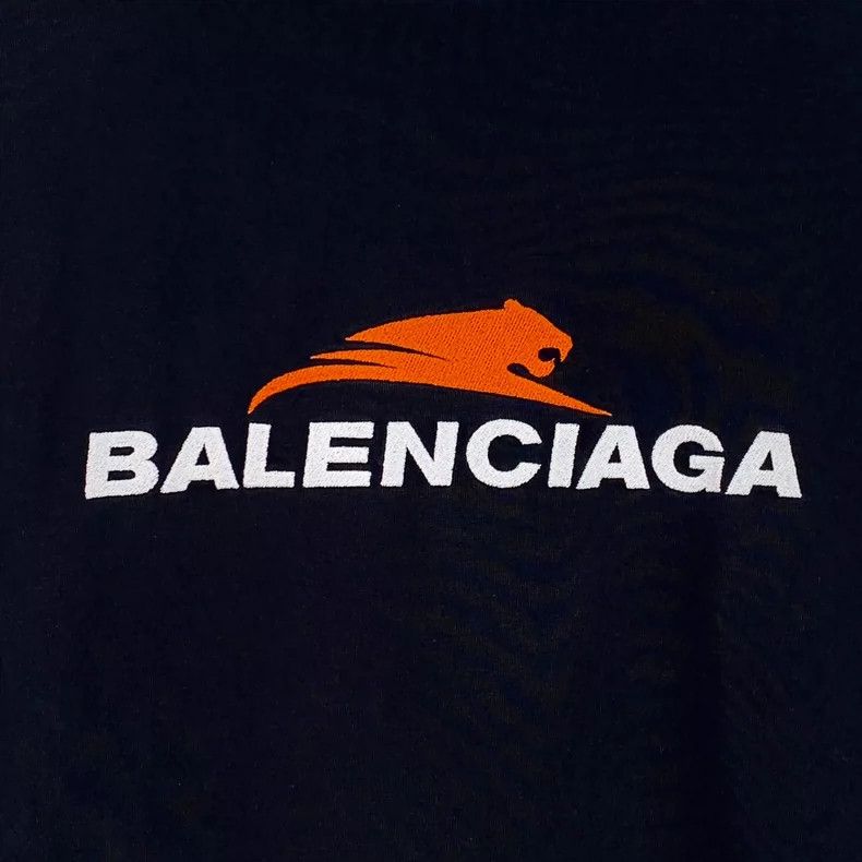 Balenciaga Balenciaga Black Logo Cotton Short Sleeve T-Shirt-yf Size US XS / EU 42 / 0 - 5 Thumbnail