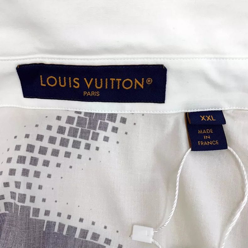 Louis Vuitton Louis Vuitton Colorful Logo Long Sleeve Shirt-yf Size US XXL / EU 58 / 5 - 5 Thumbnail