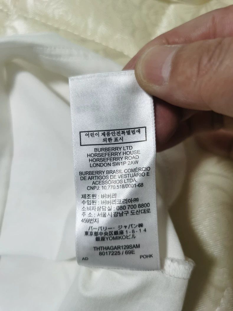Burberry BURBERRY Classic Logo Short Sleeve T-Shirt-yf Size US S / EU 44-46 / 1 - 8 Thumbnail