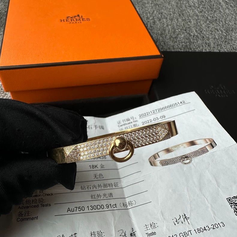 Hermes Hermes Mini Clic Chained Ancre Bracelet-yf Size ONE SIZE - 2 Thumbnail