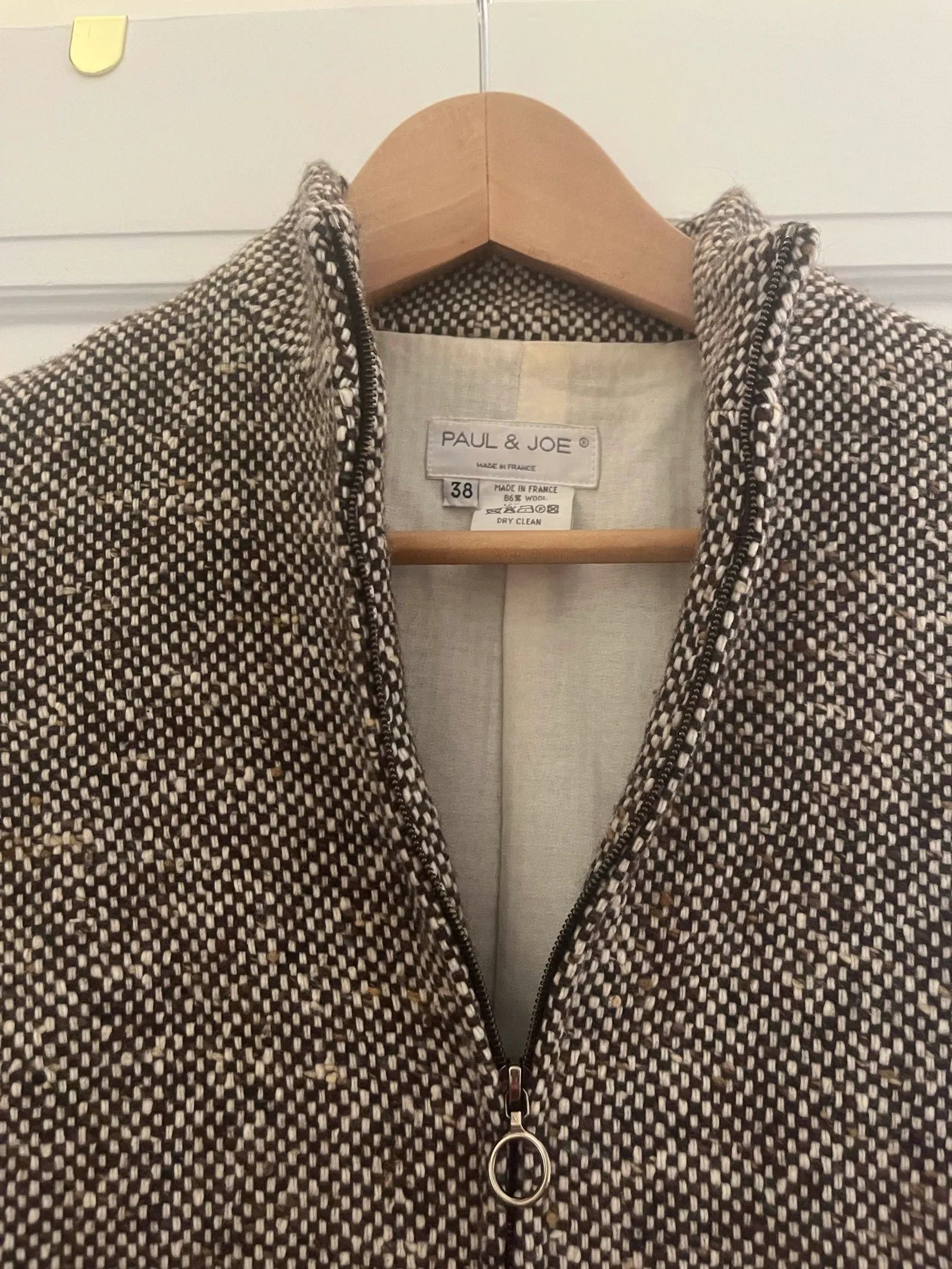 Paul & Joe Paul & Joe Kort tweed jacka med fickor Jacket Size S / US 4 / IT 40 - 2 Thumbnail