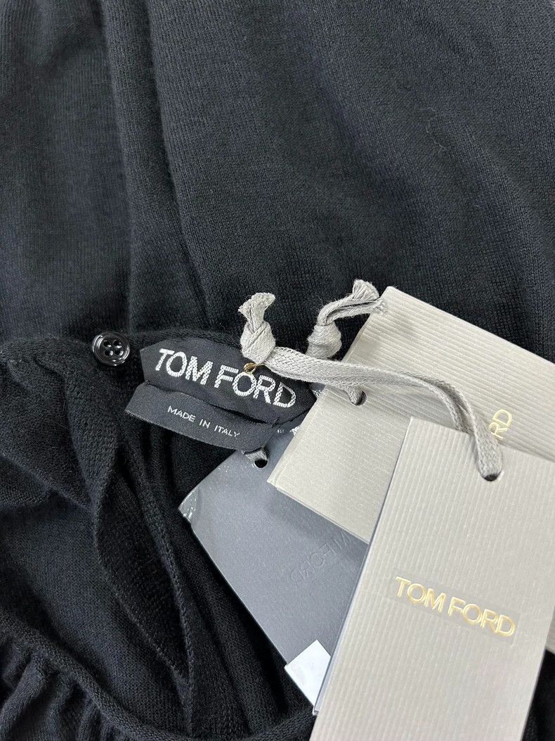 Tom Ford Tom Ford Black Knit Bubble Sleeve Top-yf Size US S / EU 44-46 / 1 - 6 Thumbnail