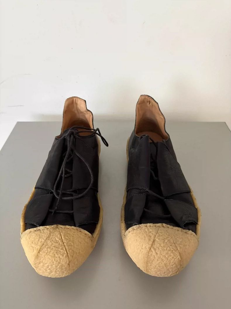 Ma+ Men's Black Foldable Leather Sport Shoes-yf Size US 8.5 / EU 41-42 - 3 Thumbnail