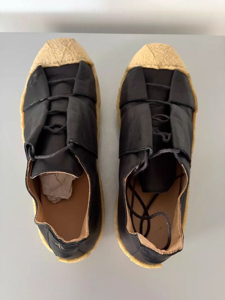 Ma+ Men's Black Foldable Leather Sport Shoes-yf Size US 8.5 / EU 41-42 - 2 Thumbnail