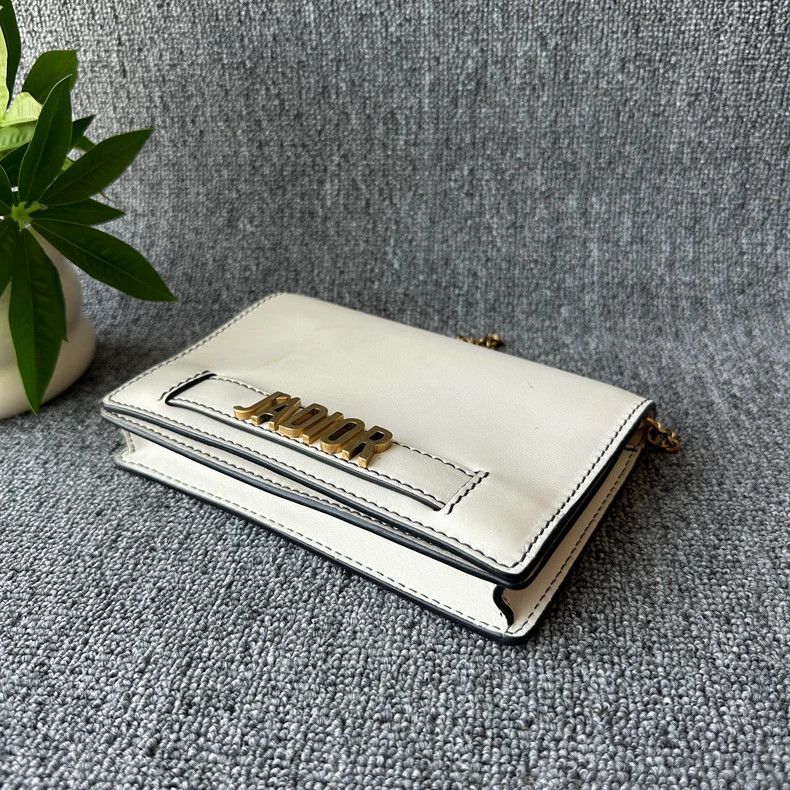 Dior Dior Chain Shoulder Bag with Metal Logo-yf Size ONE SIZE - 4 Thumbnail