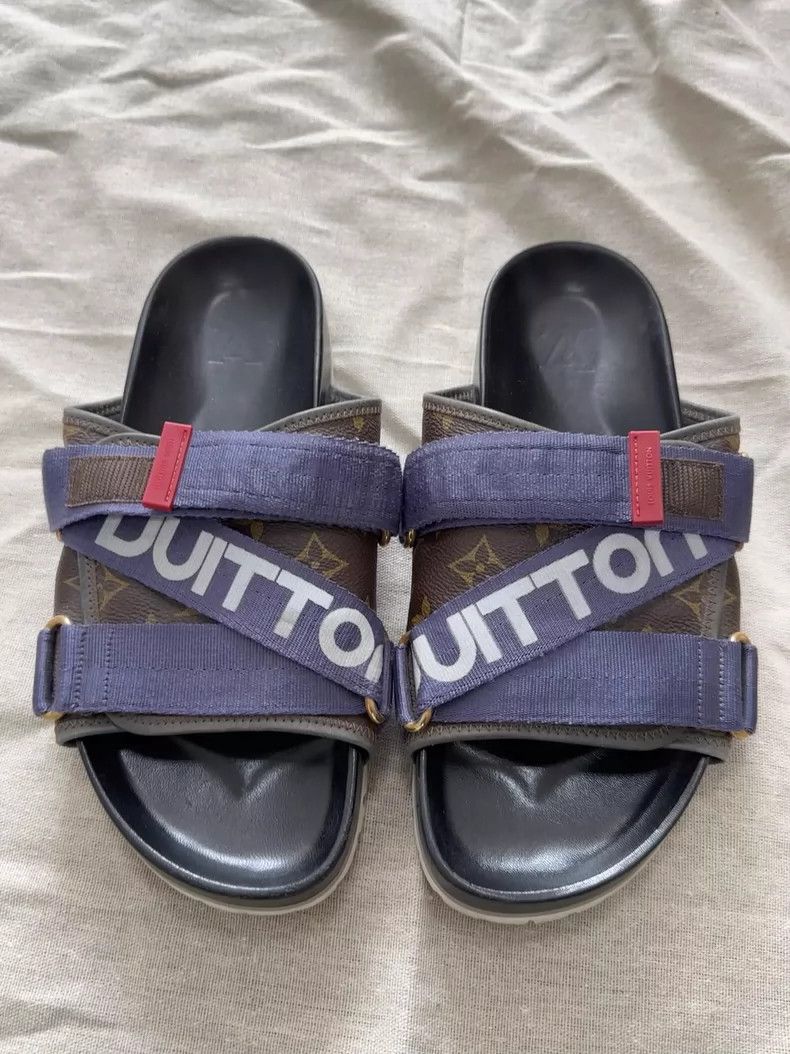 Louis Vuitton Louis Vuitton Honolulu Slide Sandals for Men-yf Size US 6 / EU 39 - 2 Thumbnail