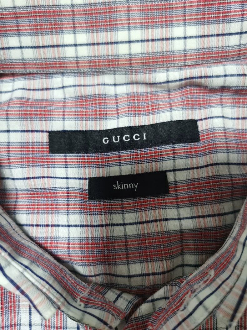 Gucci Gucci Short Sleeve Checkered Shirt-yf Size US M / EU 48-50 / 2 - 3 Thumbnail