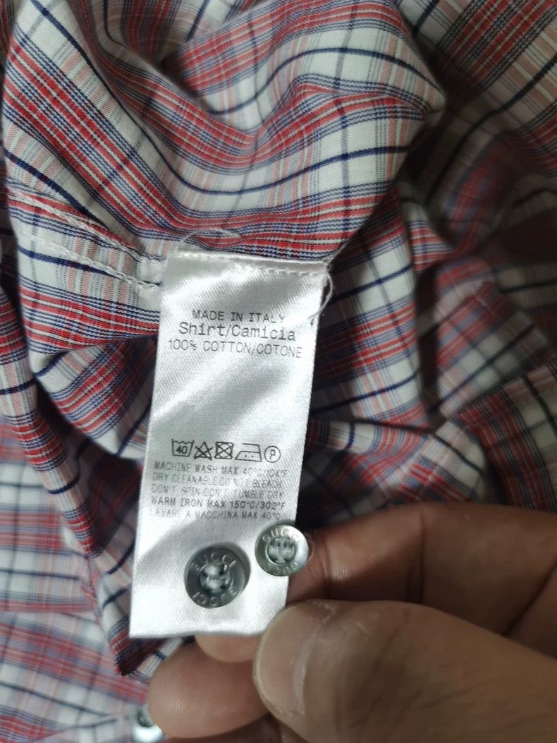 Gucci Gucci Short Sleeve Checkered Shirt-yf Size US M / EU 48-50 / 2 - 5 Thumbnail