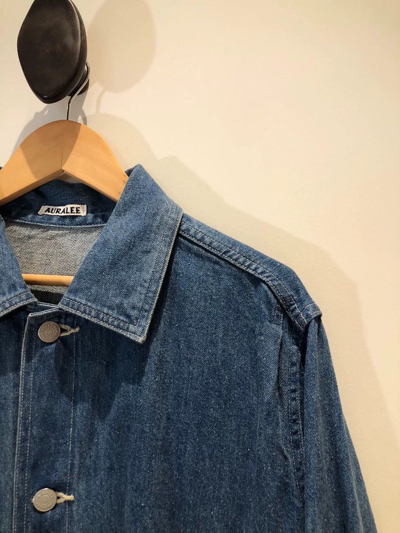 Auralee Auralee Denim Jacket Light Blue Size S-yf Size US S / EU 44-46 / 1 - 4 Thumbnail