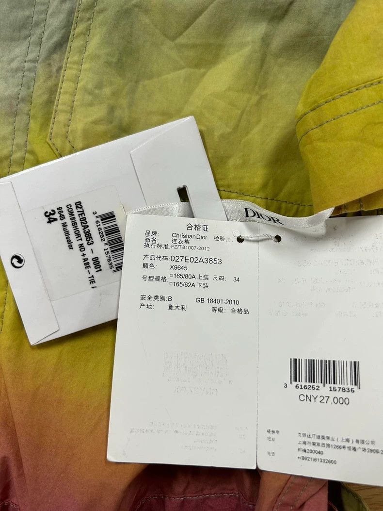 Dior Dior Rainbow Gradient Bodysuit and Shorts-yf Size US 34 / EU 50 - 4 Thumbnail