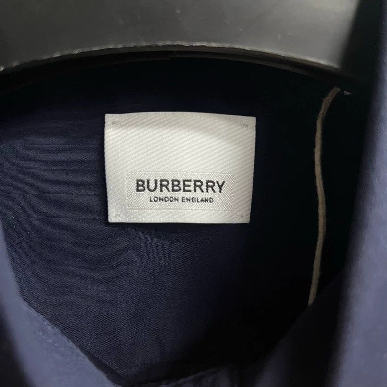 Burberry Burberry Navy Blue Long Sleeve Shirt-yf Size US M / EU 48-50 / 2 - 2 Thumbnail