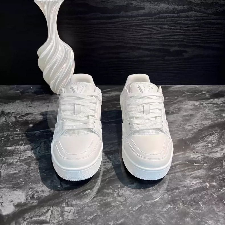 Louis Vuitton White Trainer Sneakers for Sale-yf Size US 5.5 / EU 38 - 3 Thumbnail