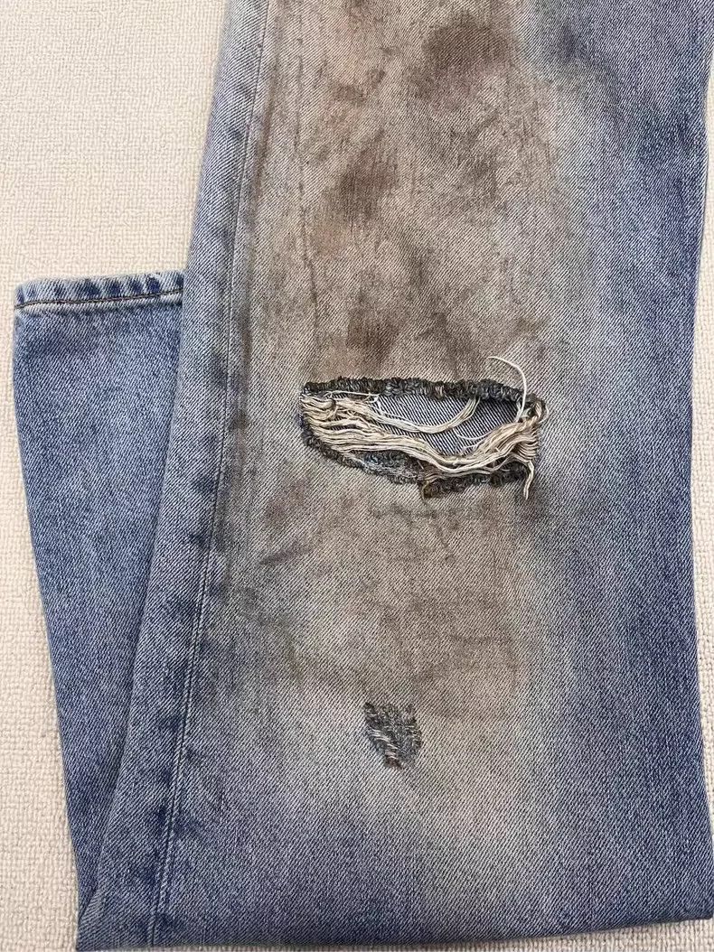 Acne Studios Acne Studios Blue Denim Pants for Men-yf Size US 28 / EU 44 - 3 Thumbnail
