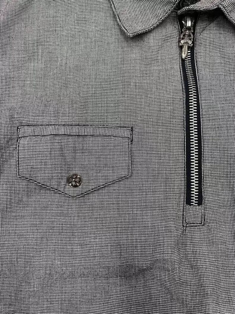 Chrome Hearts Chrome Hearts Short Sleeve Zip Up Shirt-yf Size US M / EU 48-50 / 2 - 3 Thumbnail