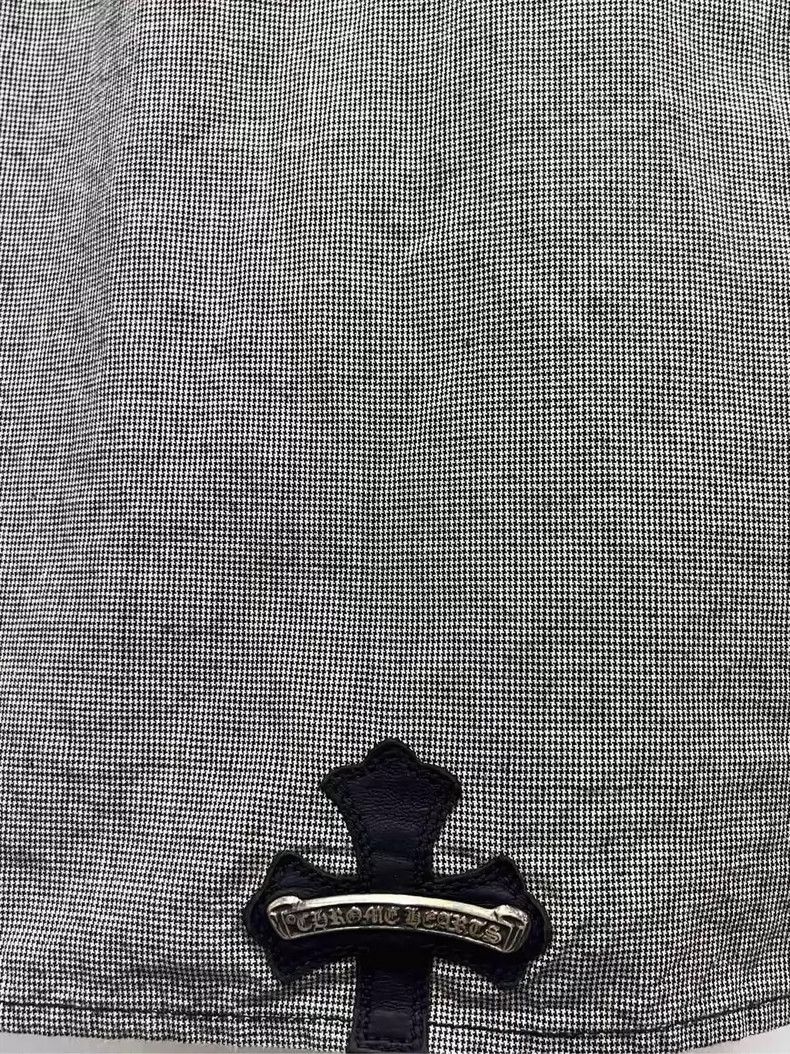 Chrome Hearts Chrome Hearts Short Sleeve Zip Up Shirt-yf Size US M / EU 48-50 / 2 - 4 Thumbnail