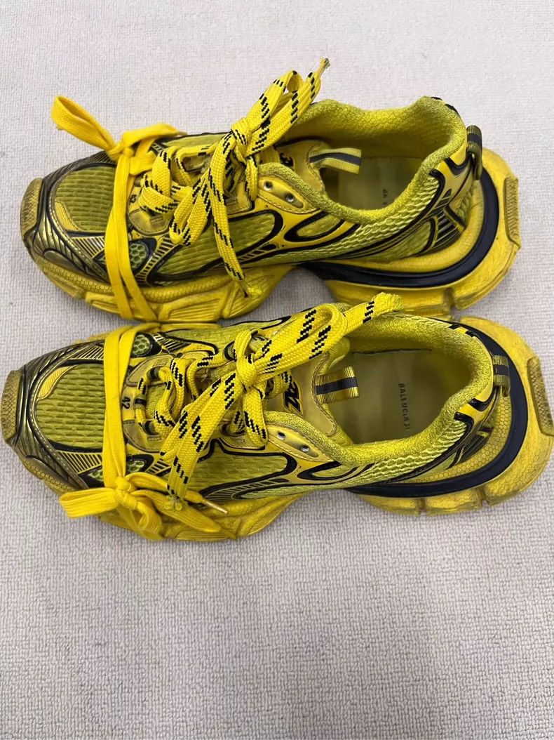 Balenciaga Balenciaga Low-top Lace-up Sneakers Vintage Yellow-yf Size US 11.5 / EU 44-45 - 2 Thumbnail