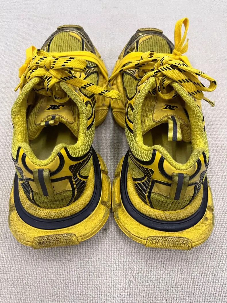 Balenciaga Balenciaga Low-top Lace-up Sneakers Vintage Yellow-yf Size US 11.5 / EU 44-45 - 5 Thumbnail