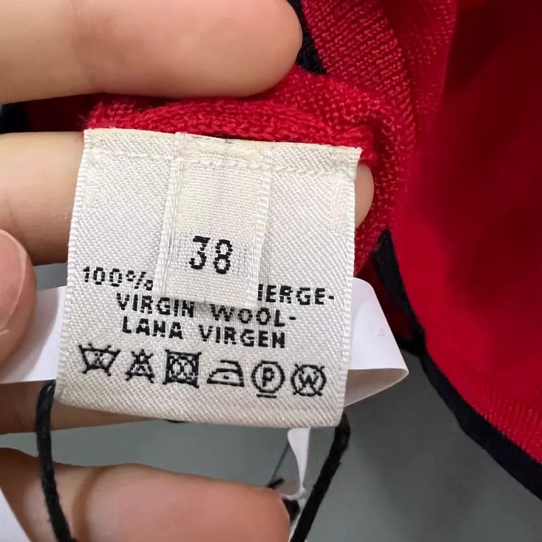 Hermes HERMES Red Knit Sweater with Round Neck-yf Size US M / EU 48-50 / 2 - 4 Thumbnail