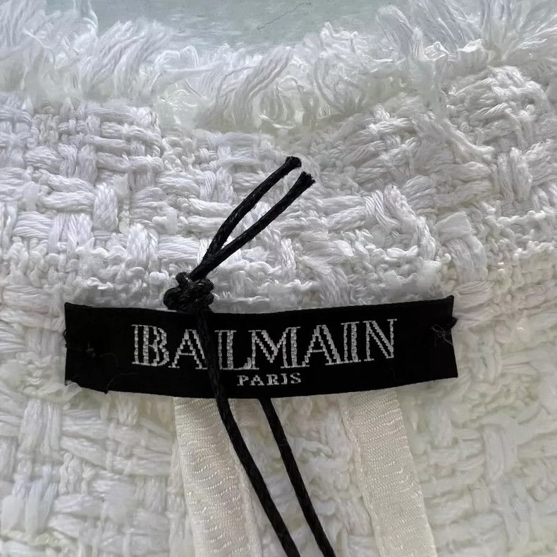 Balmain Balmain High Waist Double Breasted Shorts-yf Size US 38 / EU 54 - 5 Thumbnail