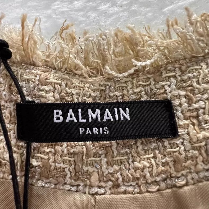Balmain Balmain Woven Button-Front Shorts Size 38-yf Size US 38 / EU 54 - 6 Thumbnail