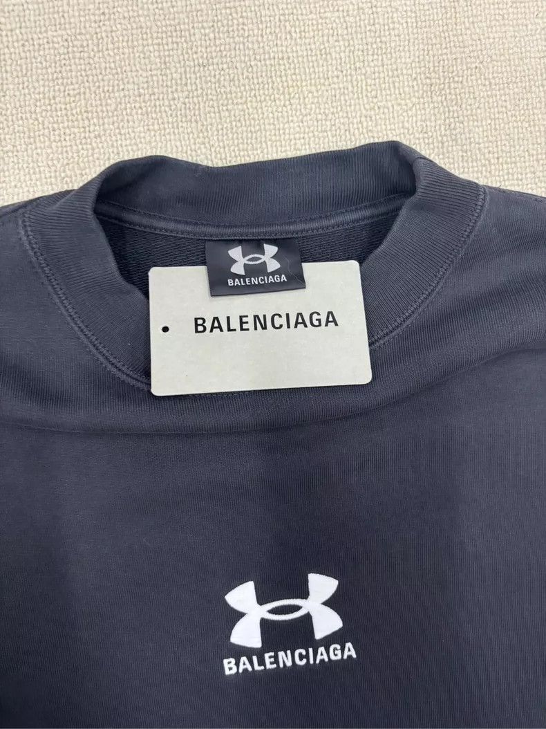 Balenciaga Balenciaga Under Armour Crew Neck Sweatshirt-yf Size US M / EU 48-50 / 2 - 2 Thumbnail