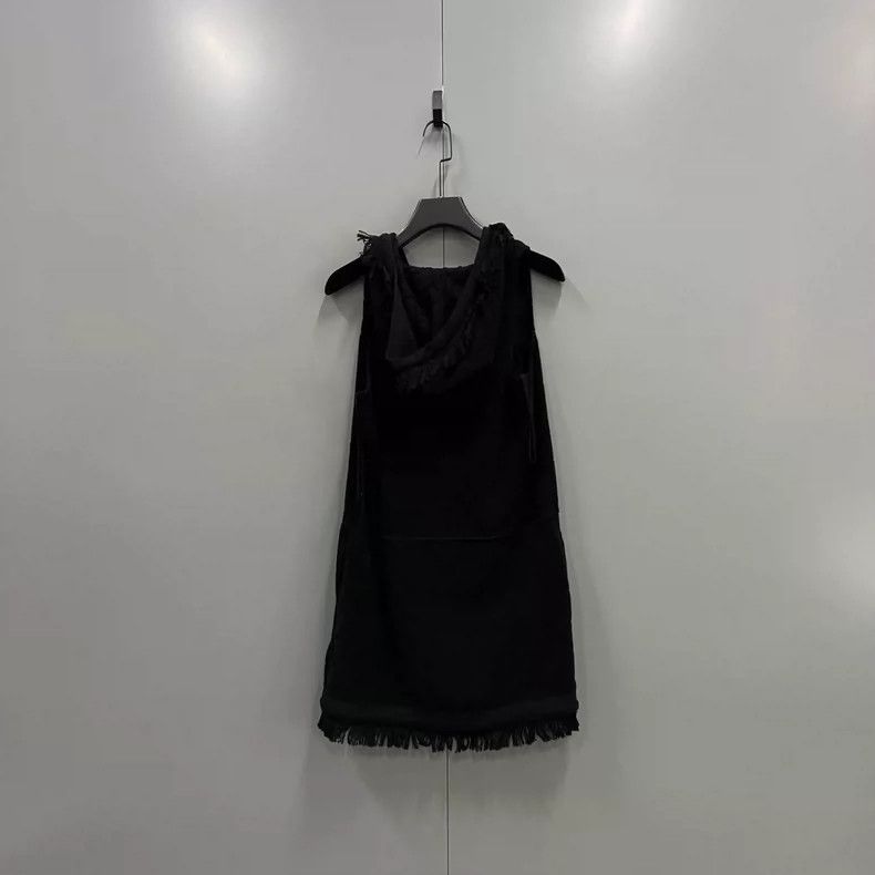 Chanel CHANEL Black Destroyed Hoodie Sweater Size 38-yf Size US S / EU 44-46 / 1 - 2 Thumbnail