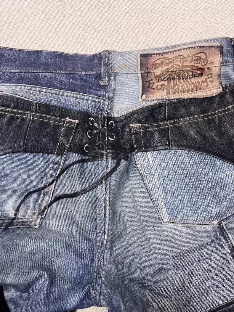 Acne Studios Acne Studios Loose Denim Pants with 3D Print-yf Size US 27 - 5 Thumbnail