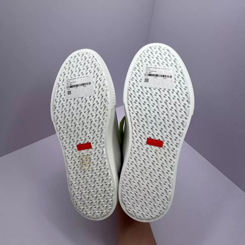 Hermes Hermes White Gray Paneled Sneakers Size 40.5-yf Size US 10.5 / EU 43-44 - 6 Thumbnail