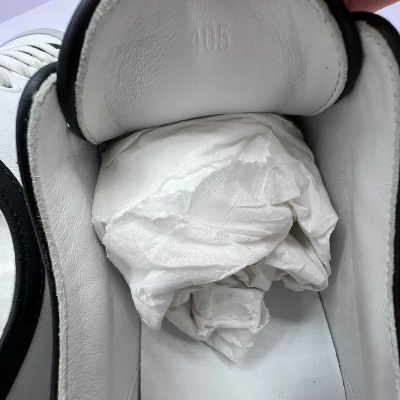 Hermes Hermes White Gray Paneled Sneakers Size 40.5-yf Size US 10.5 / EU 43-44 - 7 Thumbnail