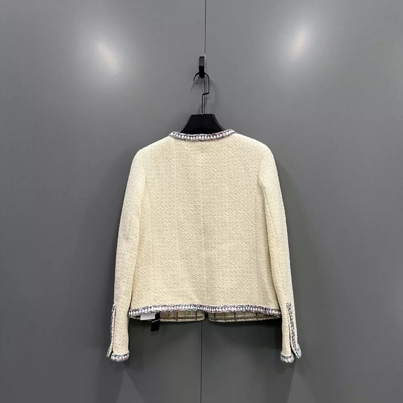 Chanel CHANEL Tweed Double Pocket Jacket Spring Collection-yf Size US M / EU 48-50 / 2 - 2 Thumbnail