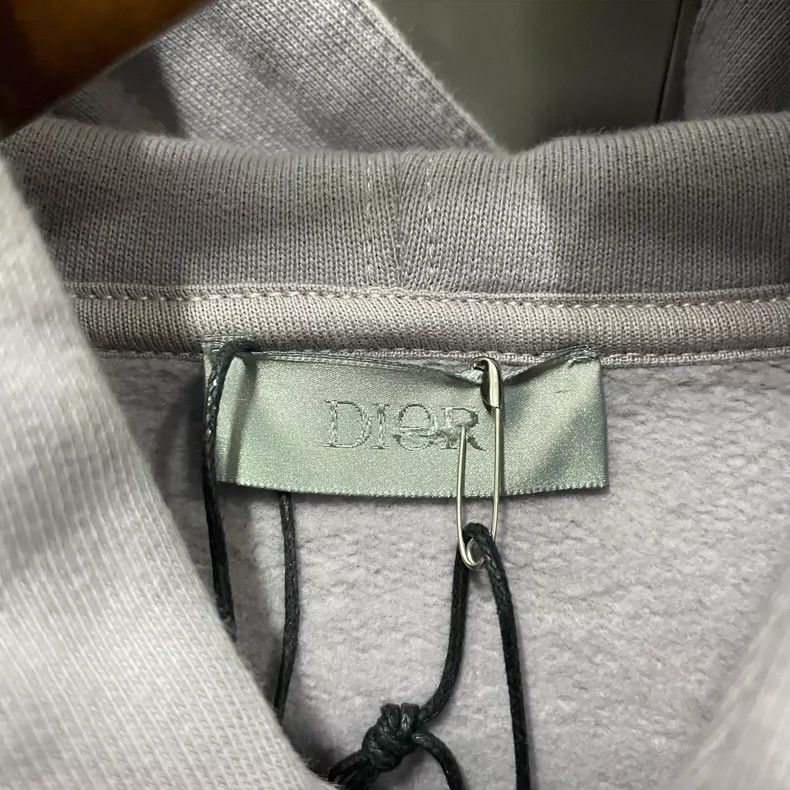 Dior Dior Purple CD Embroidered Hoodie Size M-yf Size US M / EU 48-50 / 2 - 3 Thumbnail