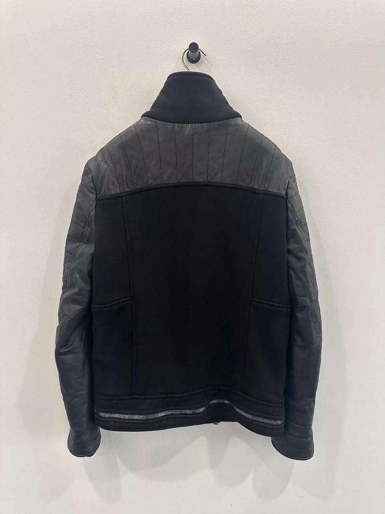 Balmain Balmain Black Zip Motorcycle Leather Jacket-yf Size US M / EU 48-50 / 2 - 3 Thumbnail