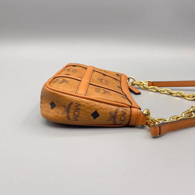 MCM MCM Classic Cognac Chain Handbag-yf Size ONE SIZE - 5 Thumbnail
