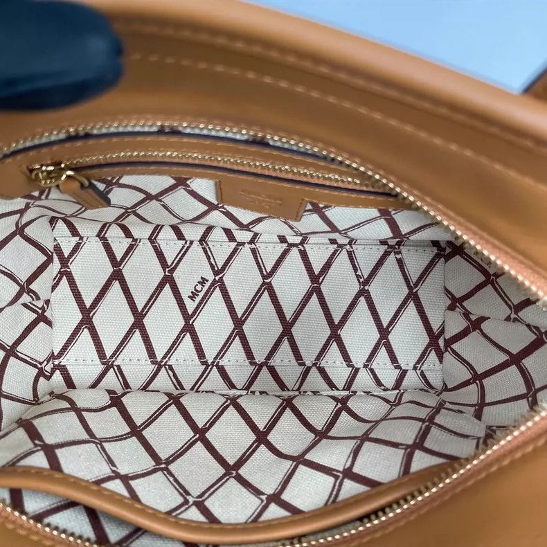 MCM MCM Classic Cognac Tote Bag with Straps-yf Size ONE SIZE - 9 Thumbnail