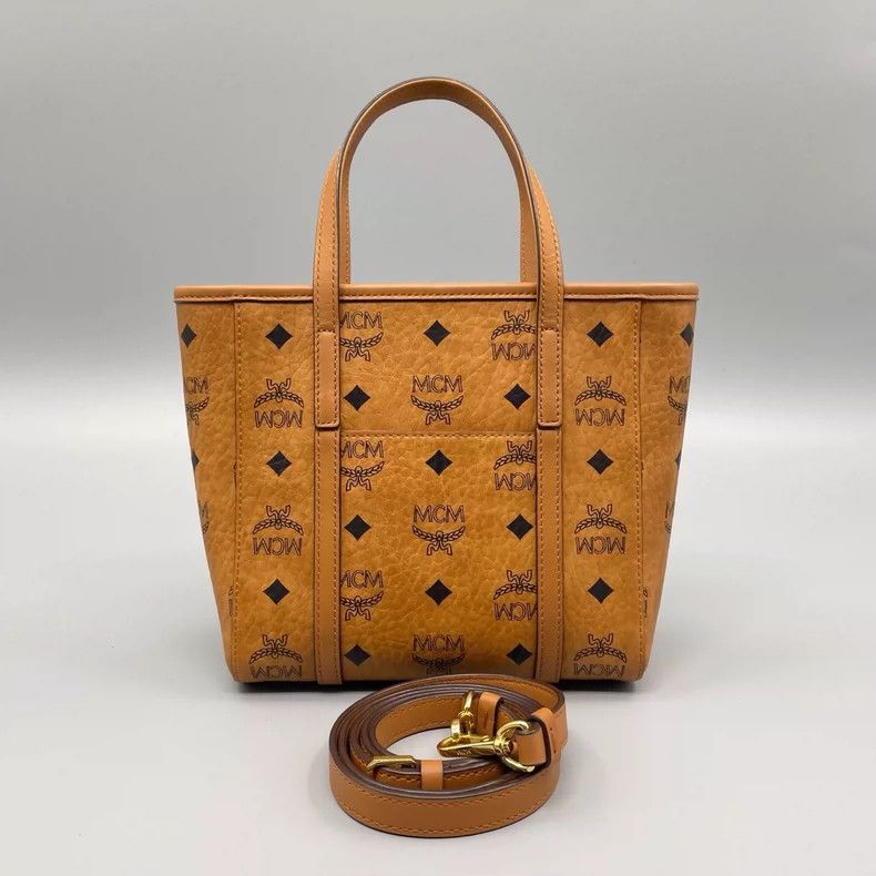 MCM MCM Classic Cognac Tote Bag with Straps-yf Size ONE SIZE - 2 Thumbnail