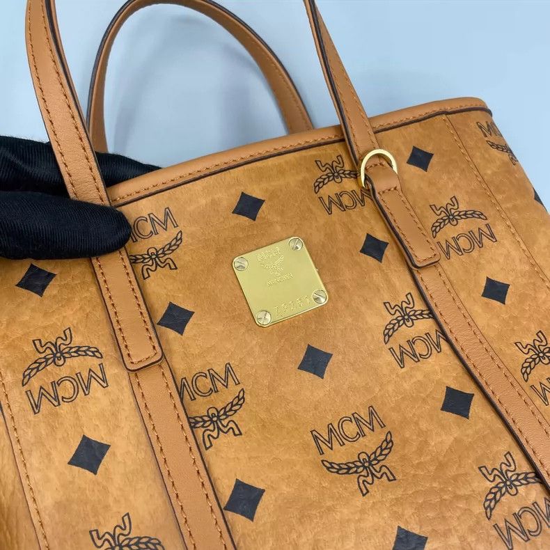 MCM MCM Classic Cognac Tote Bag with Straps-yf Size ONE SIZE - 6 Thumbnail
