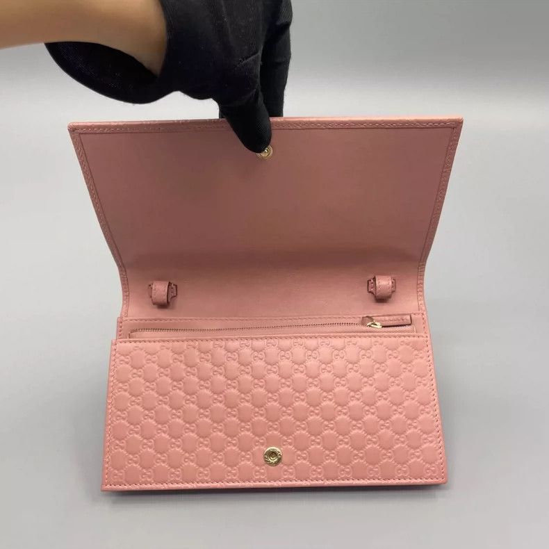 Gucci Gucci Leather Crossbody Bag with Floral Design-yf Size ONE SIZE - 8 Thumbnail