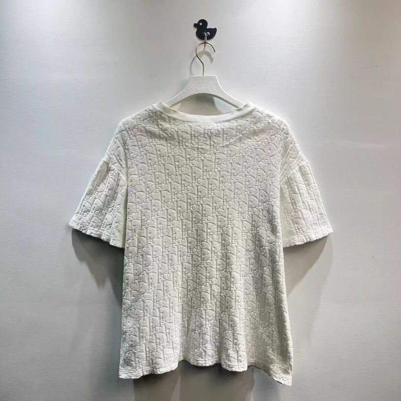Dior Dior Embossed Logo Short Sleeve Shirt-yf Size US M / EU 48-50 / 2 - 5 Thumbnail
