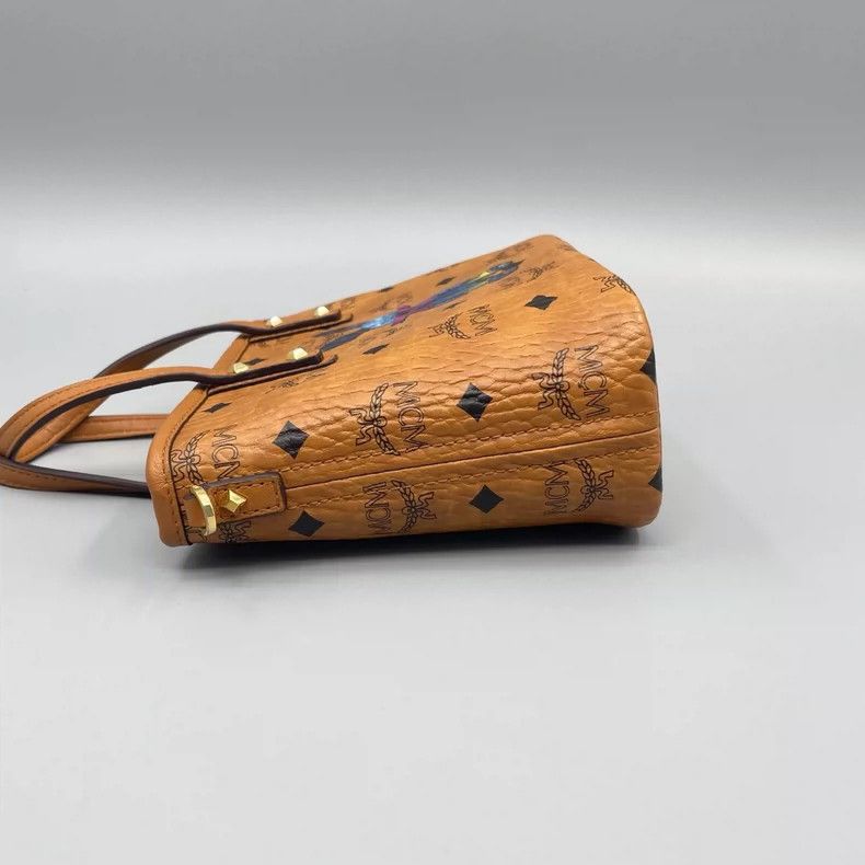 MCM MCM Classic Rabbit Print Handbag with Strap-yf Size ONE SIZE - 4 Thumbnail