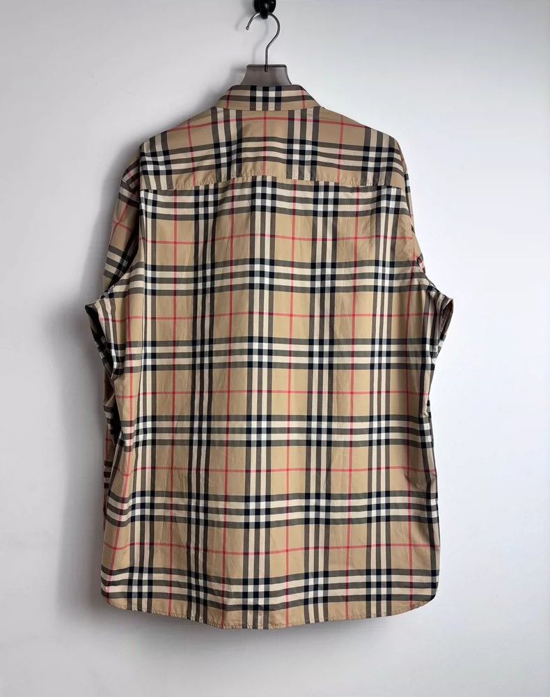 Burberry Burberry Checked Long Sleeve Button-Up Shirt-yf Size US XXL / EU 58 / 5 - 2 Thumbnail