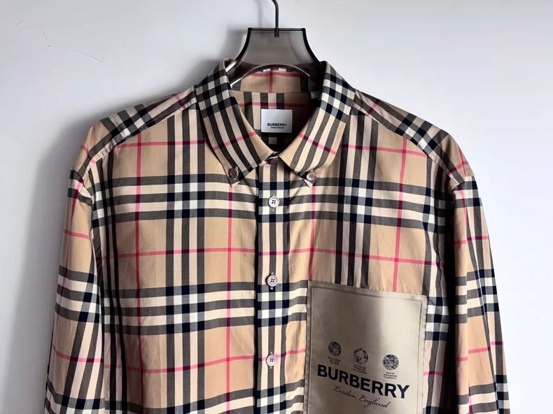 Burberry Burberry Checked Long Sleeve Button-Up Shirt-yf Size US XXL / EU 58 / 5 - 3 Thumbnail