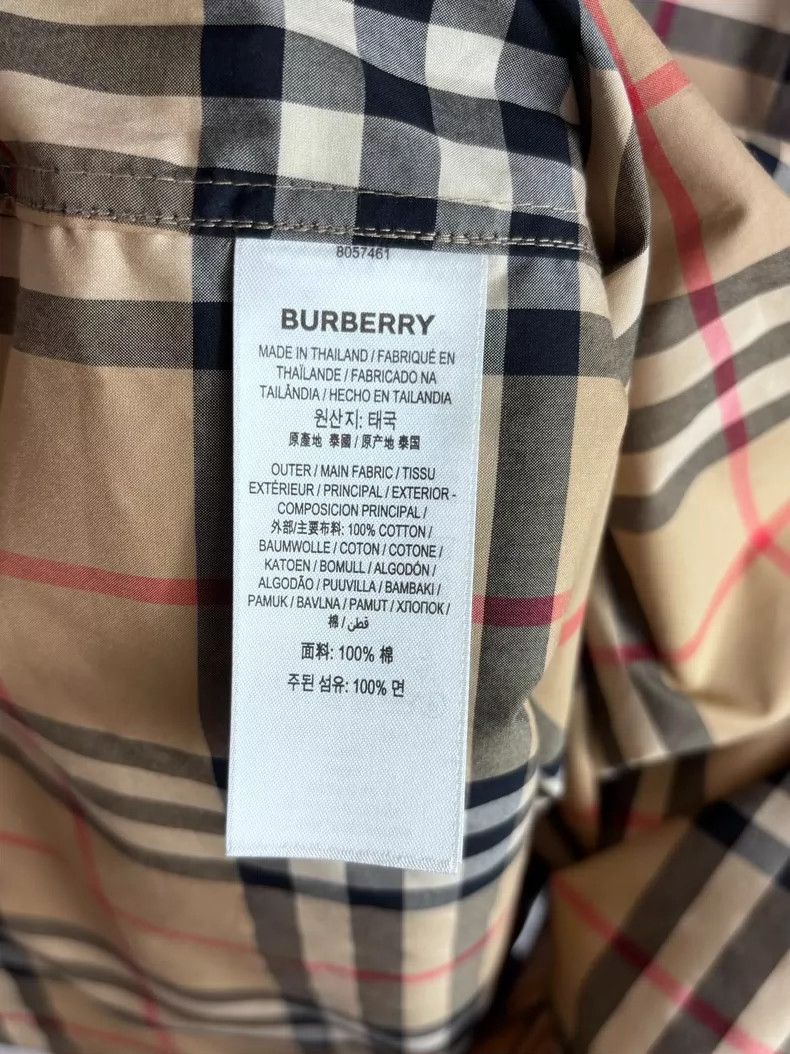 Burberry Burberry Checked Long Sleeve Button-Up Shirt-yf Size US XXL / EU 58 / 5 - 6 Thumbnail