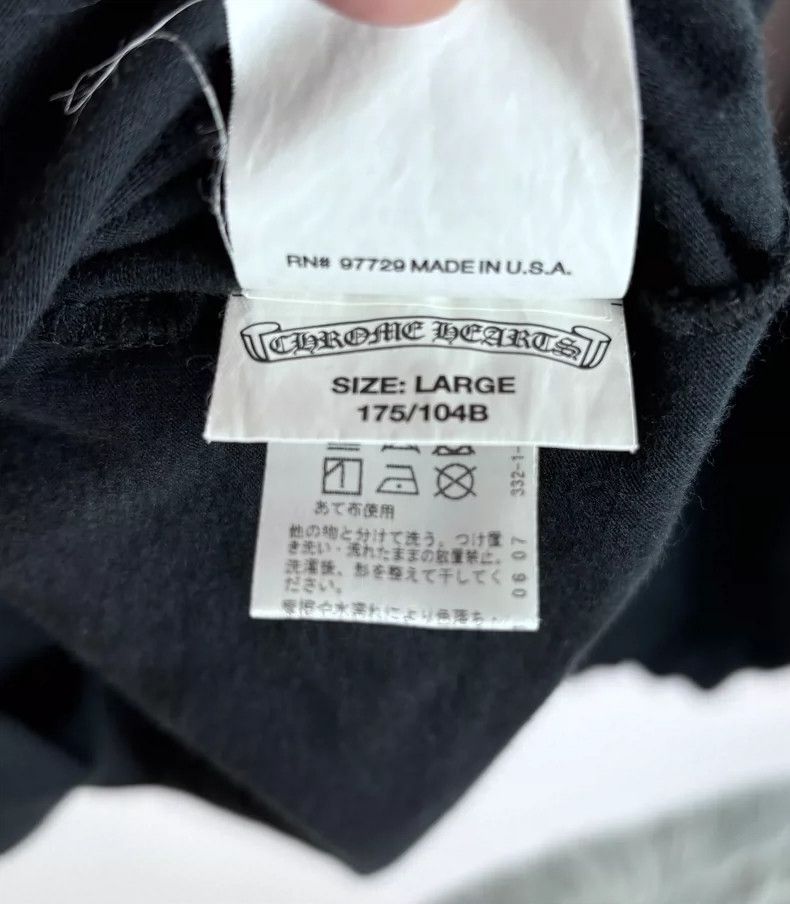 Chrome Hearts Chrome Hearts Black Long Sleeve T-Shirt-yf Size US L / EU 52-54 / 3 - 8 Thumbnail