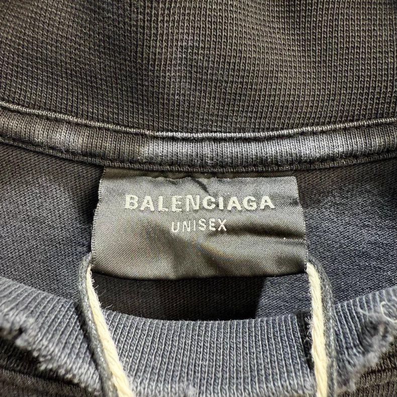 Balenciaga Balenciaga Vintage Logo Black Short Sleeve Shirt-yf Size US S / EU 44-46 / 1 - 2 Thumbnail