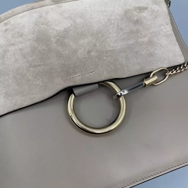 Chloe Chloe Faye Large Leather Crossbody Bag-yf Size ONE SIZE - 6 Thumbnail