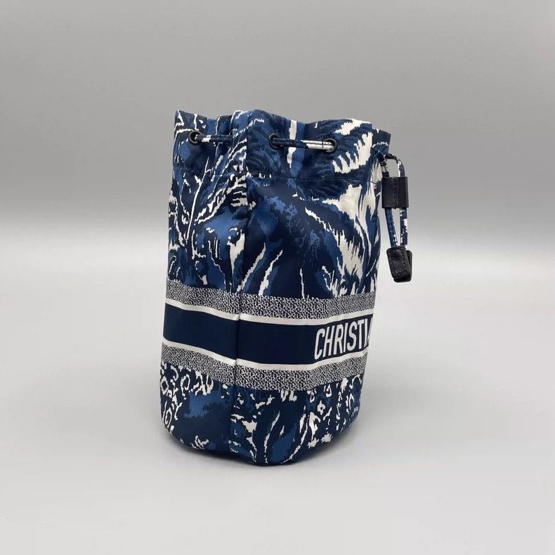 Dior Dior Zoo Print Drawstring Bucket Bag-yf Size ONE SIZE - 8 Thumbnail