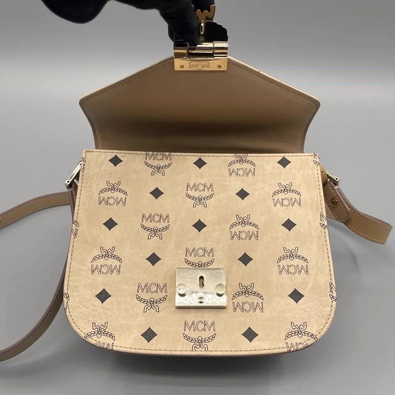 MCM MCM Classic Print Saddle Crossbody Bag-yf Size ONE SIZE - 8 Thumbnail