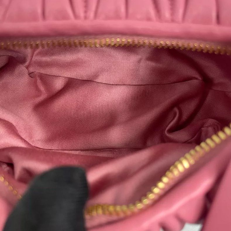 Miu Miu MiuMiu Hobo Mini Pleated Handbag-yf Size ONE SIZE - 9 Thumbnail