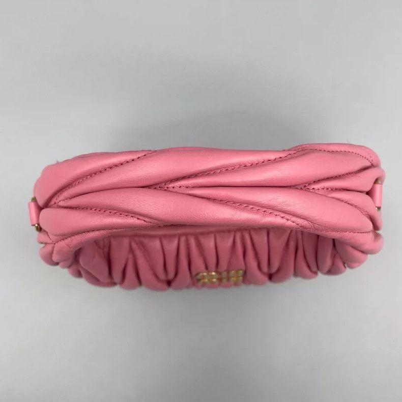 Miu Miu MiuMiu Hobo Mini Pleated Handbag-yf Size ONE SIZE - 7 Thumbnail