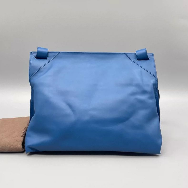 Bottega Veneta Blue Woven Leather Messenger Bag-yf Size ONE SIZE - 2 Thumbnail